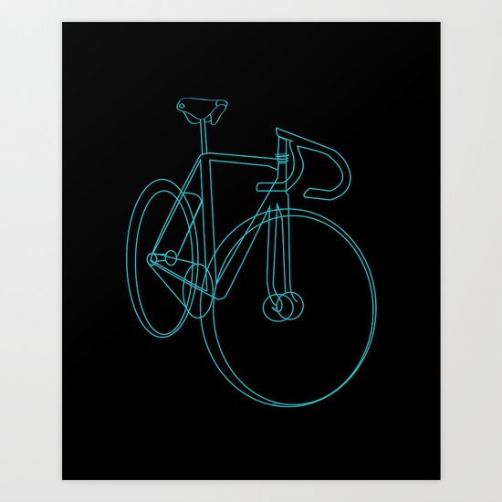 bike sketch Art Print