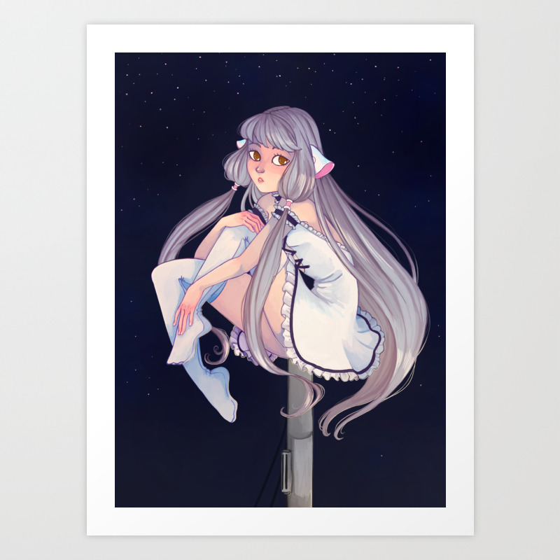Wallpaper Chi Chobits Art Print By Themeltingmoon Society6 Free HD