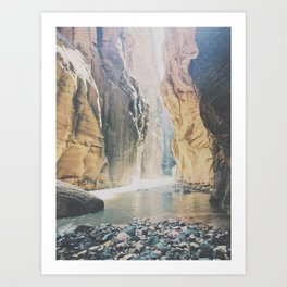 Zion National Park "The Narrows" Art Print