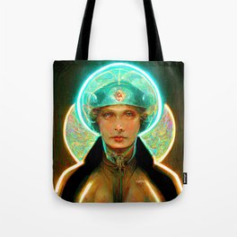 Cybernetic Angel Tote Bag