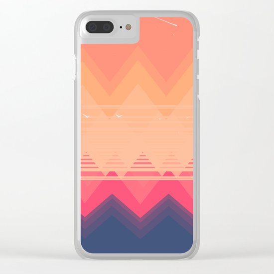 SUNSET Clear iPhone Case