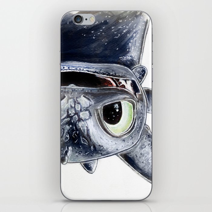 Toothless (Upside Down) iPhone Skin