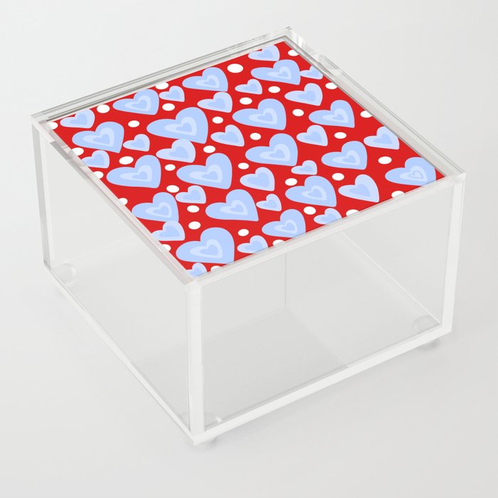 In The Mood For Love - Red and Blue Acrylic Box