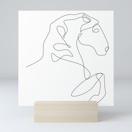 Horse Line Art #5 Mini Art Print