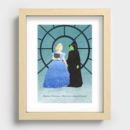 Because I Knew You - Wicked Recessed Framed Print