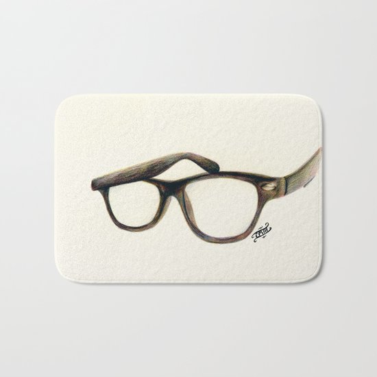 Hipster's Paradox Bath Mat