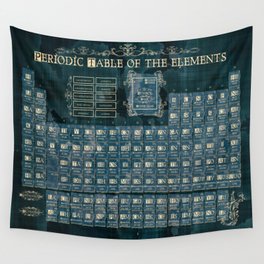 periodic table of elements Wall Tapestry
