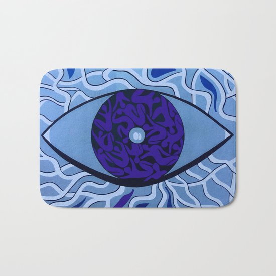 Human eye Bath Mat