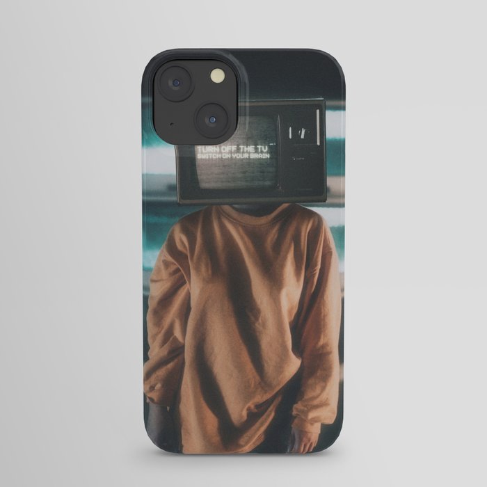 Switch on your brain iPhone Case
