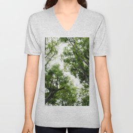 Green Trees Dream #1 #wall #art #society6 V Neck T Shirt