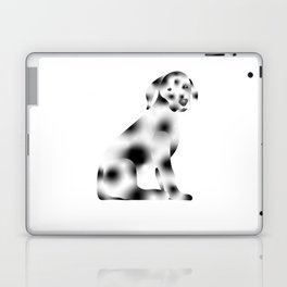 Dalmatian breed puppy dog ​​isolated on digital drawing Laptop Skin