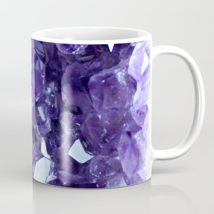 Raw Amethyst - Crystal Cluster Coffee Mug