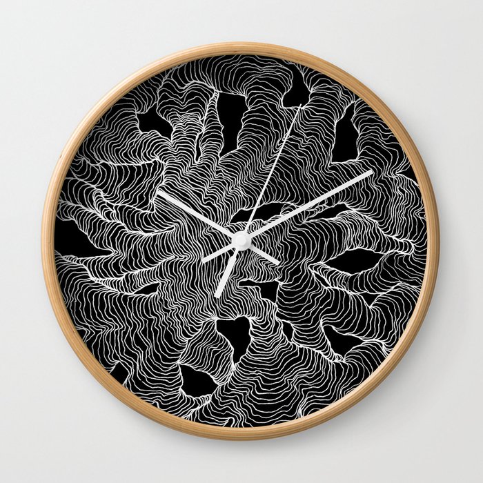 Inverted Organic Wall Clock
