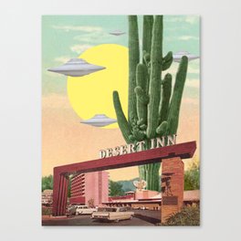 Desert Inn (UFO) Canvas Print