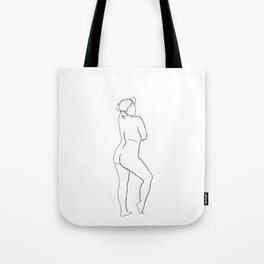 Life drawing figure sketch - Farah Tote Bag