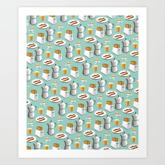 Happy breakfast! Art Print