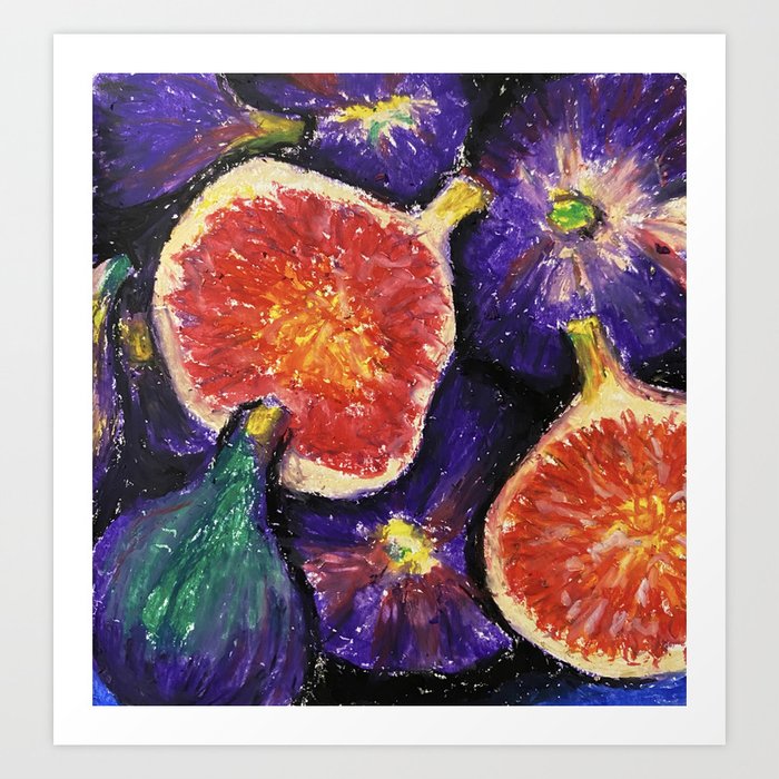 Oil pastel artwork best sale