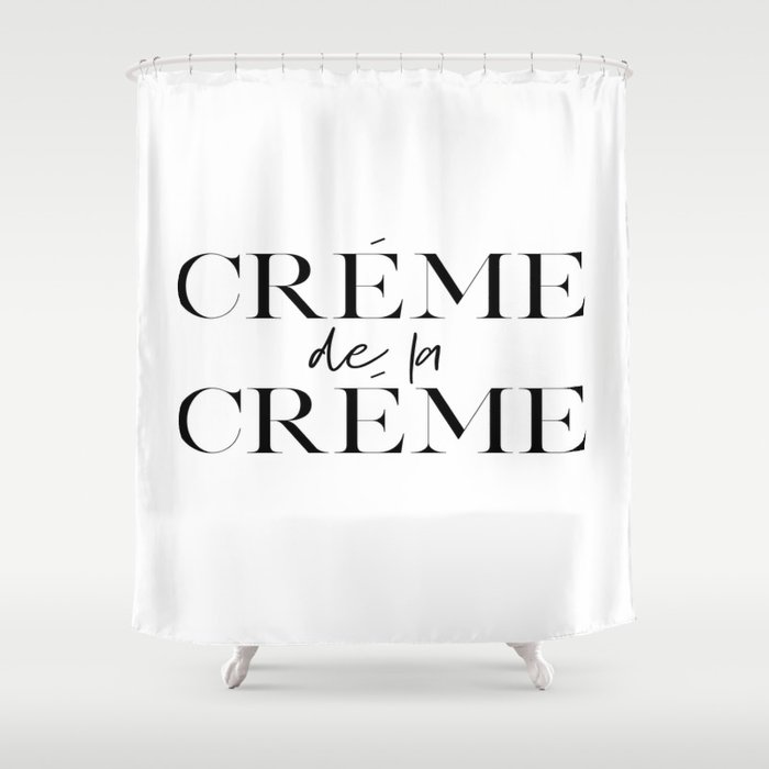 Crème De La Poster Girls Room, Shower Curtains For Teens