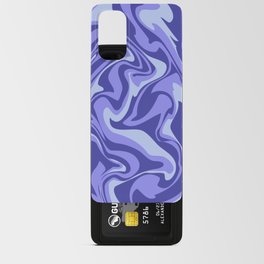 marbled peace_purples blues Android Card Case