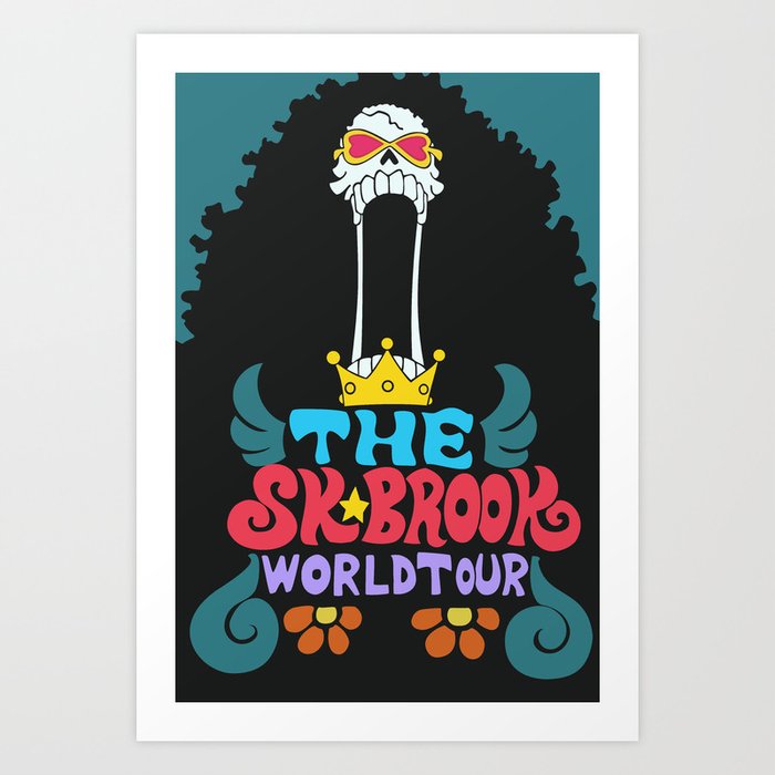 Brook world tour poster Art Print