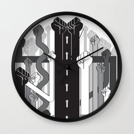 Routes to Revolution Wall Clock