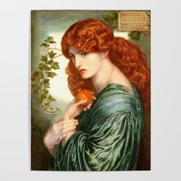 Dante Gabriel Rossetti "Proserpine" Poster