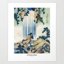 Yōrō Waterfall by Katsushika Hokusai Art Print