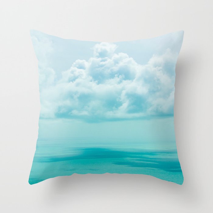 Fluffy turquoise sale pillows