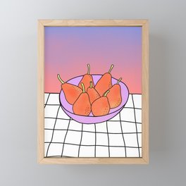 Pears Framed Mini Art Print