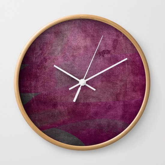The Color Purple Wall Clock