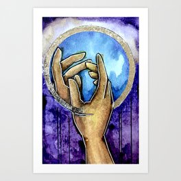 Advent2-Hands Art Print