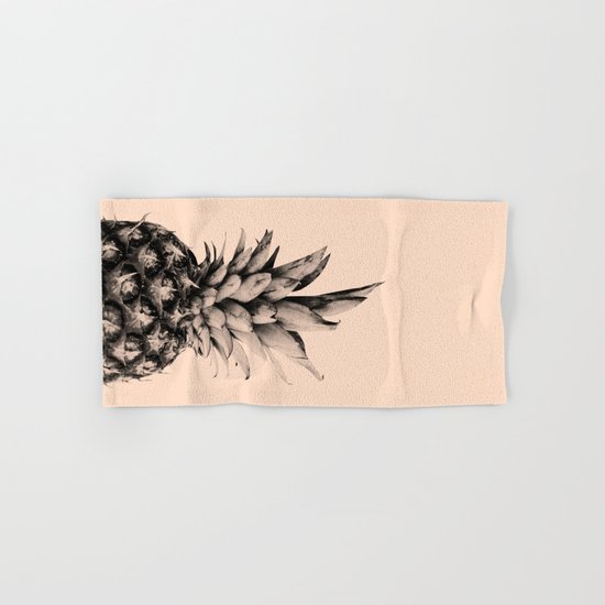 Pineapple on Pink Hand & Bath Towel
