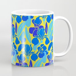 Pattern blue and yellow Coffee Mug