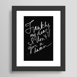 Gone With The Wind Framed Art Print