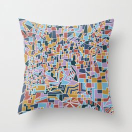 Los Angeles 1972 Throw Pillow