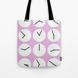 Minimal clock collection 7 Tote Bag