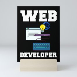 Web Development Engineer Developer Manager Mini Art Print