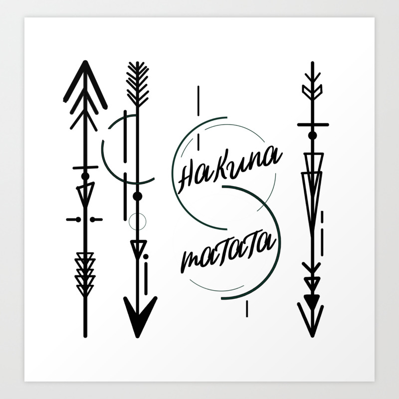 Hakuna Matata Art Print By Fantasia Art Society6 Hakuna Matata Art Print By Fantasia Art Society6
