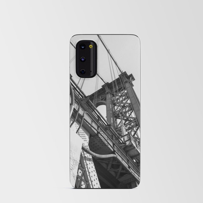 Manhattan Bridge Black and White | New York City | Travel Photography Android Card Case