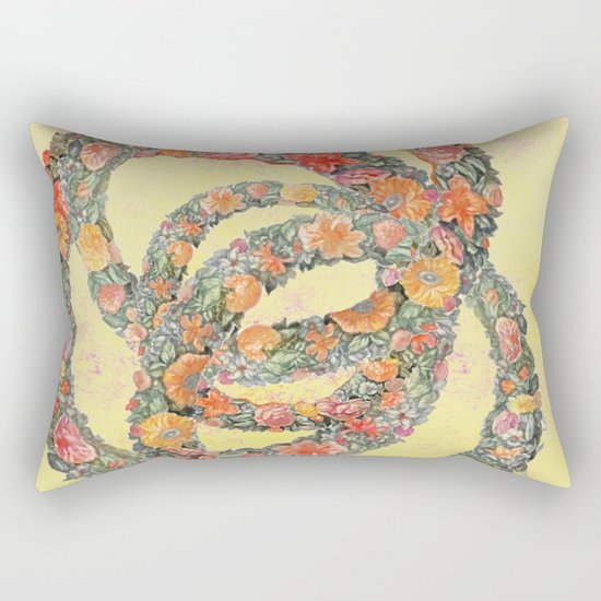 The consolation in a flower Rectangular Pillow