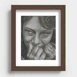love and pain  Recessed Framed Print