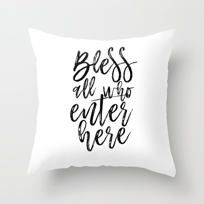 Bible Verse Bible Cover Bless All Who Enter Here Home Decor Home