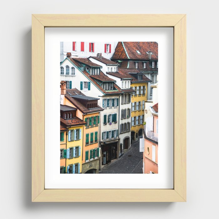 Lost in Lausanne Recessed Framed Print