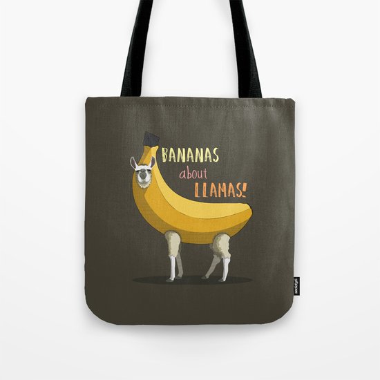 Bananas About Llamas! Tote Bag