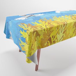 Ukraine Flag Landscape Tablecloth