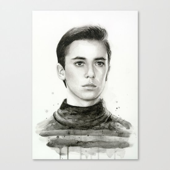 Wesley TNG Canvas Print