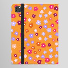 Tiny Spring Blooms Orange iPad Folio Case