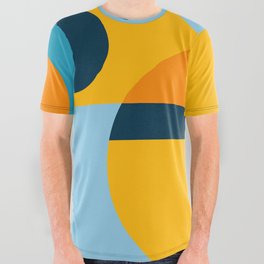 Abstract Geometry Shapes 211220 All Over Graphic Tee