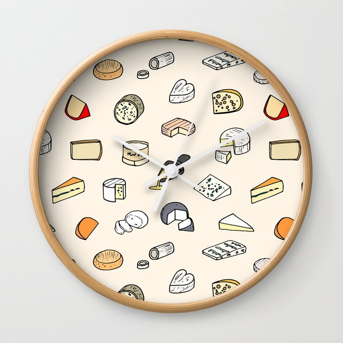 Cheese pattern Wall Clock