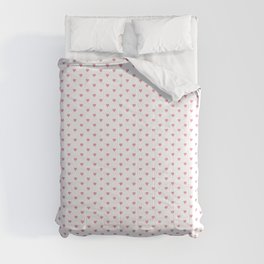 Small Hot Pink heart pattern Comforter